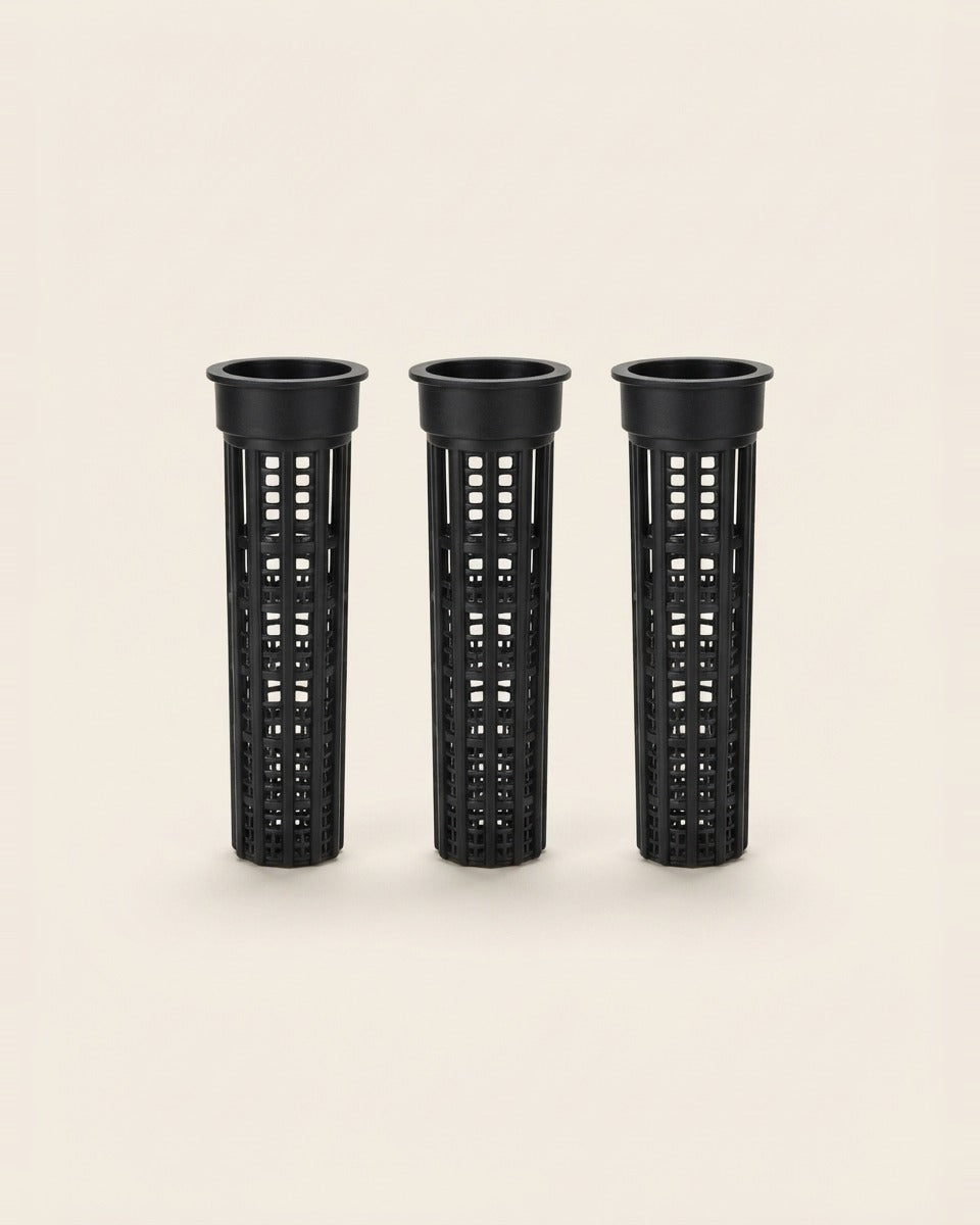 Black Plant Aeration and Feeding Tubes 3 Pieces أنابيب تهوية وتسميد النباتات اسود 3 قطع