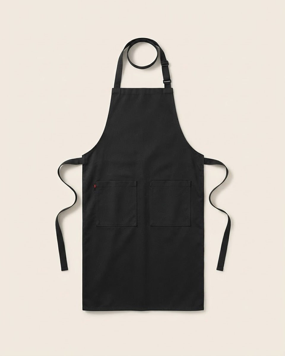 Long Black Gardening Apron مريلة سوداء طويلة