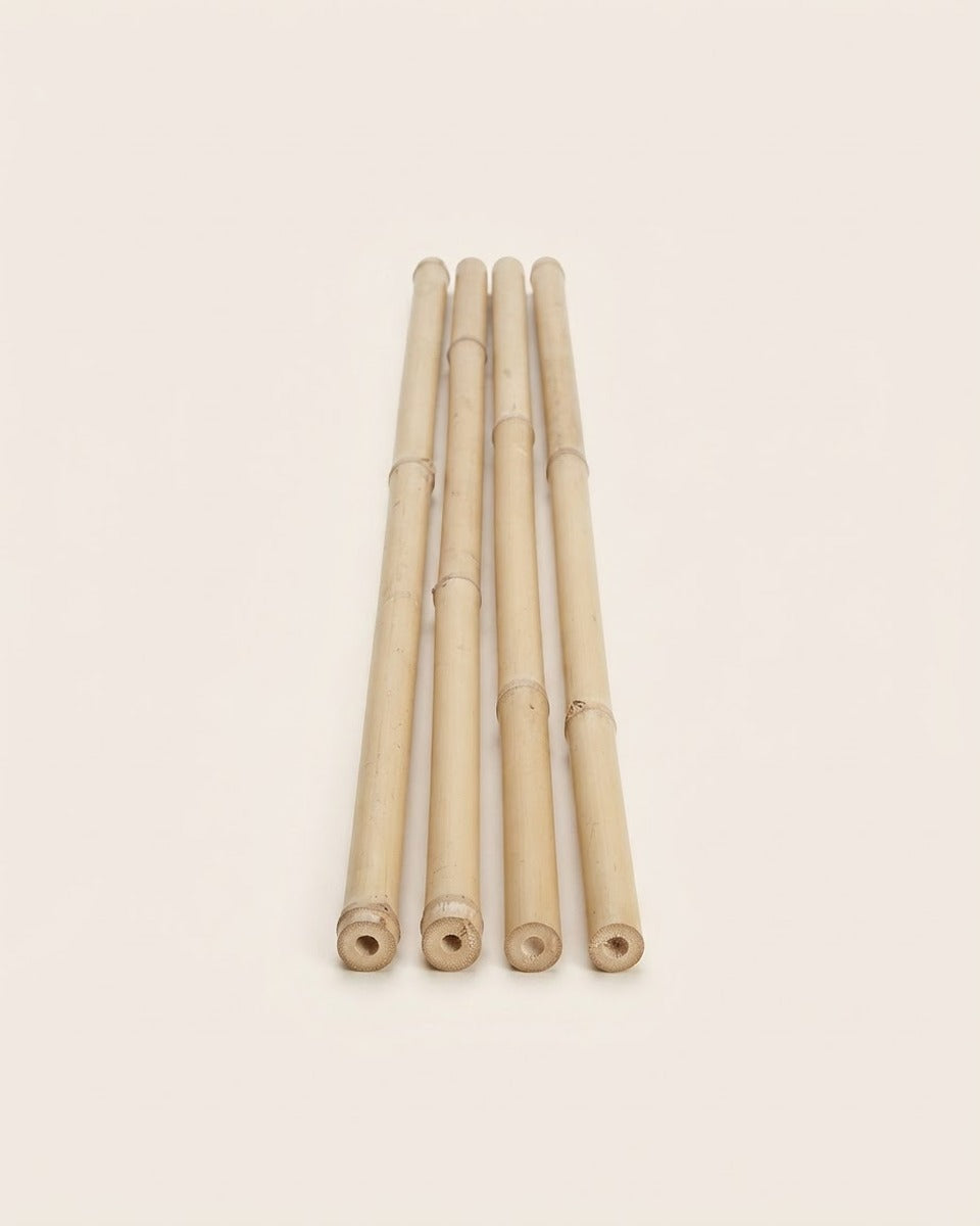 Bamboo Plant Support Stakes 120 cm 4 Pieces عصا بامبو لتدعيم النباتات 4 قطع 120 سم