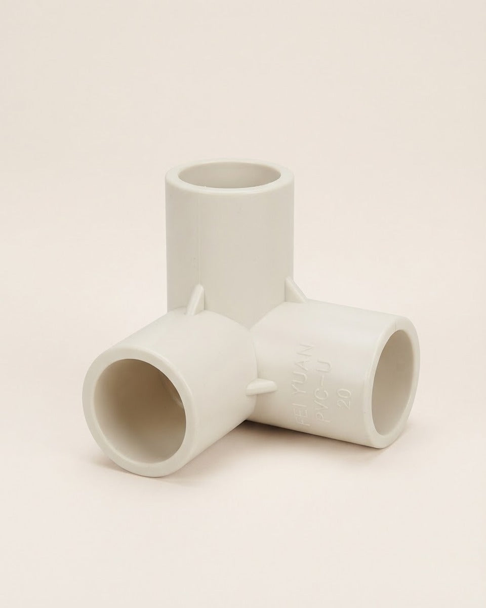 3-Way Plastic Elbow 25 mm 25 MM كوع بلاستيك 3 اتجاهات
