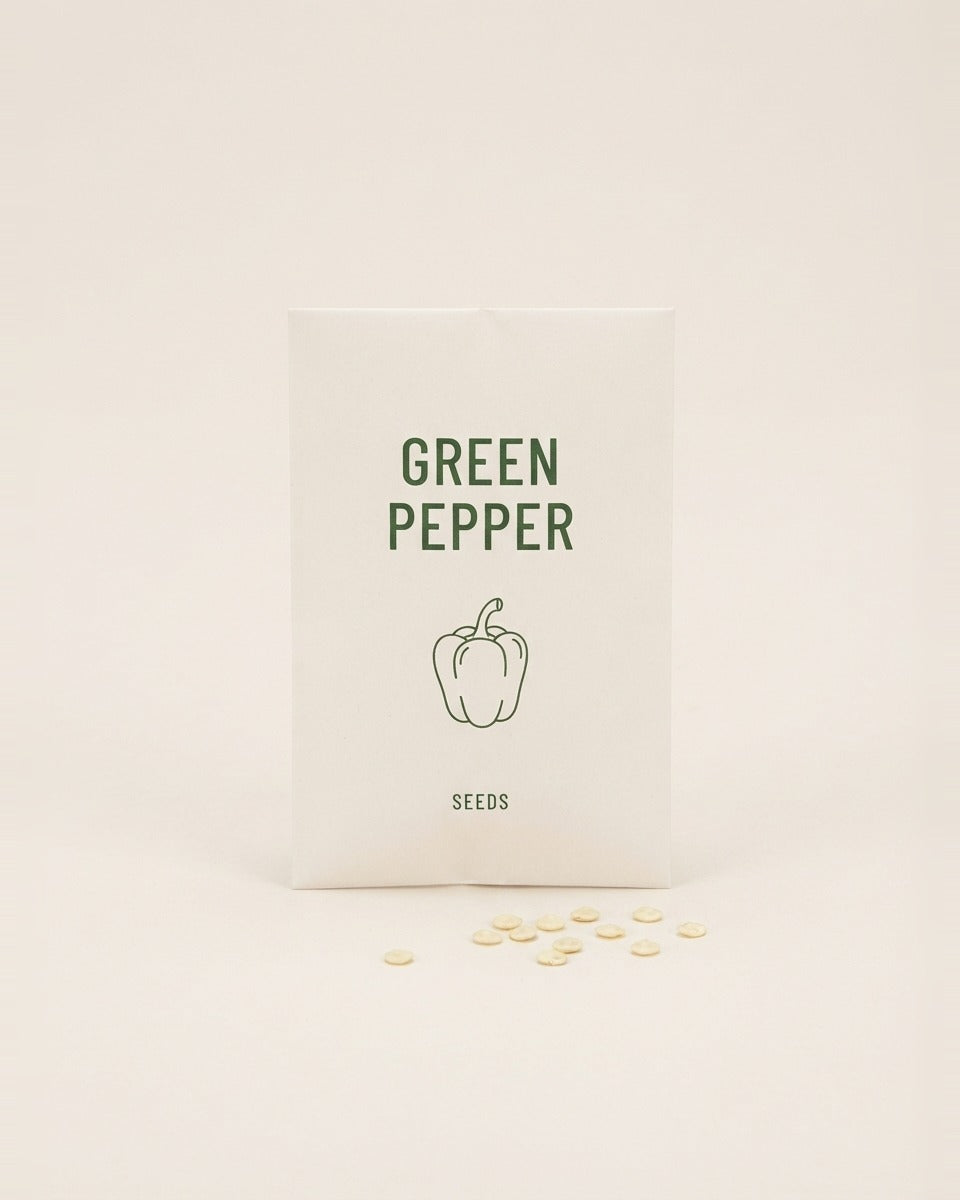 Sweet Pepper Seeds Green فلفل حلو أخضر