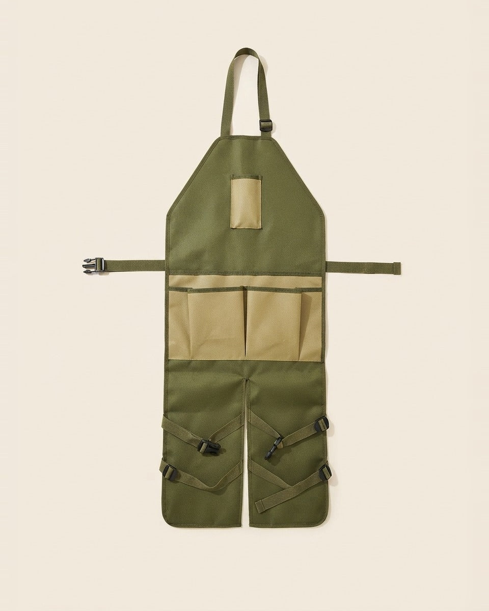 Long Waterproof Gardening Apron with Pockets مريول طويلة مع جيوب ضد الماء