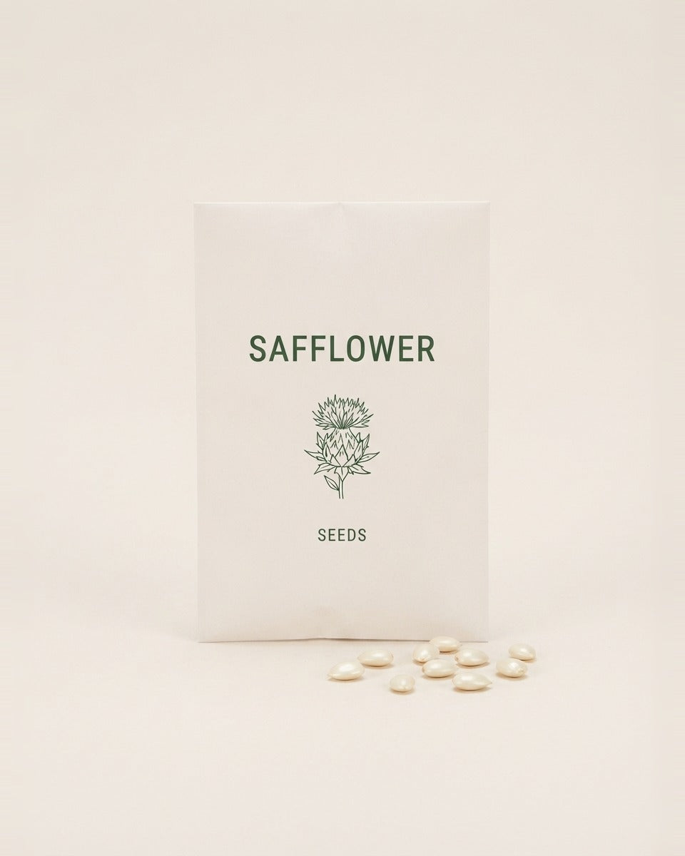 Safflower Seeds 10 Seeds نبات العصفر او القرطم (10) بذور