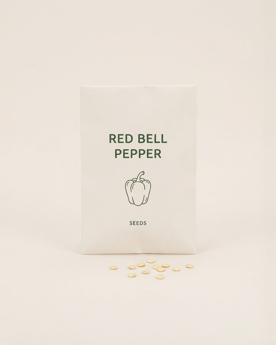 Sweet Bell Pepper Seeds Red بذور الفلفل الرومي الأحمر البارد