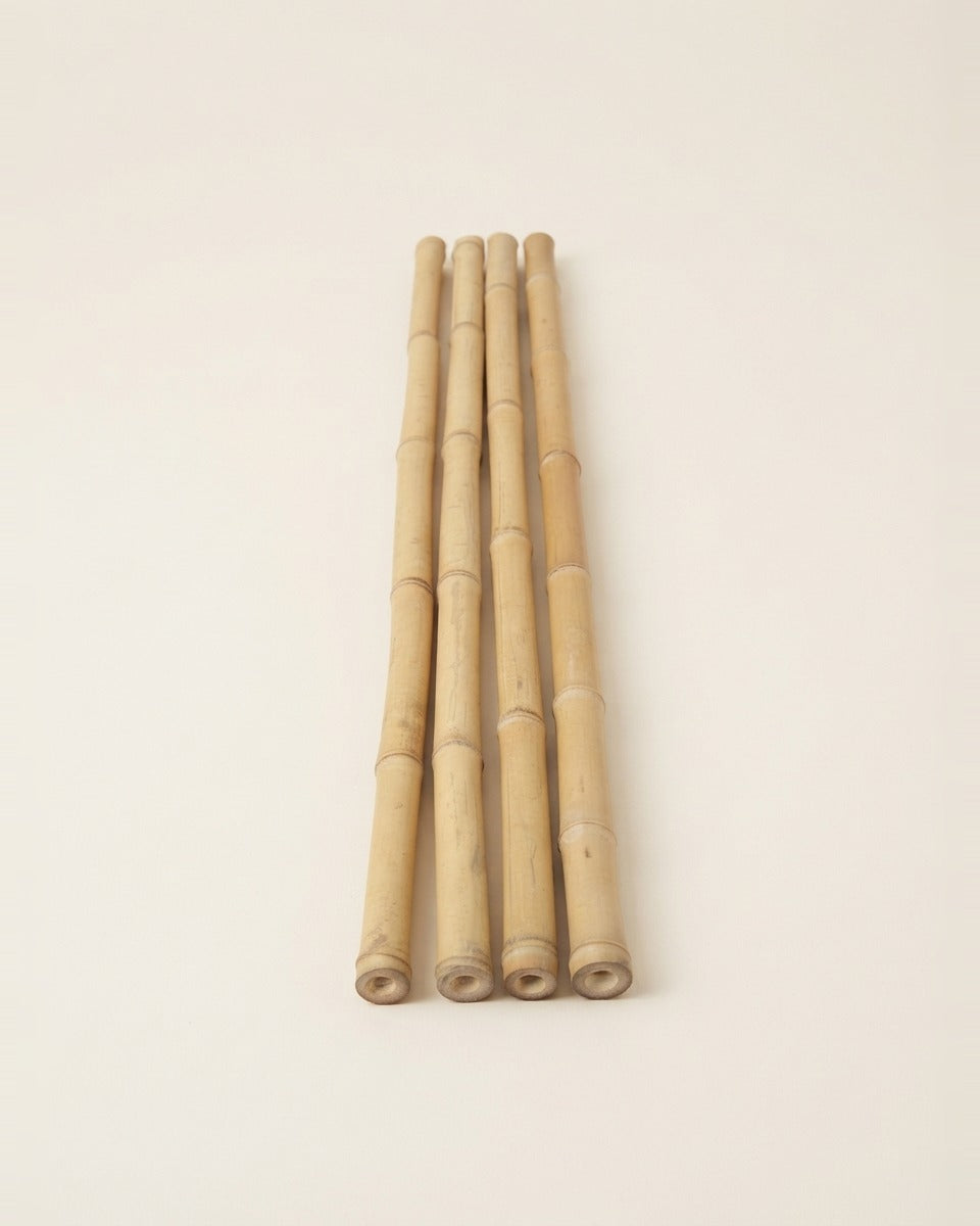 Bamboo Plant Support Stakes 180 cm 4 Pieces عصا بامبو لتدعيم النباتات 4 قطع 180 سم