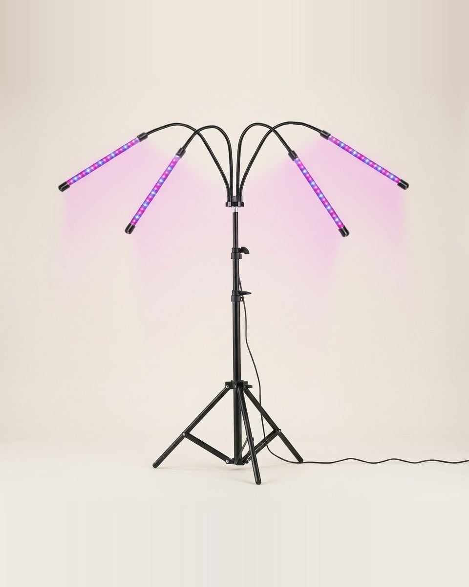 Plant Grow Light Floor Stand 4 Arms 36 W ستاند اضاءة نمو النباتات اربع اذرع 36 وات