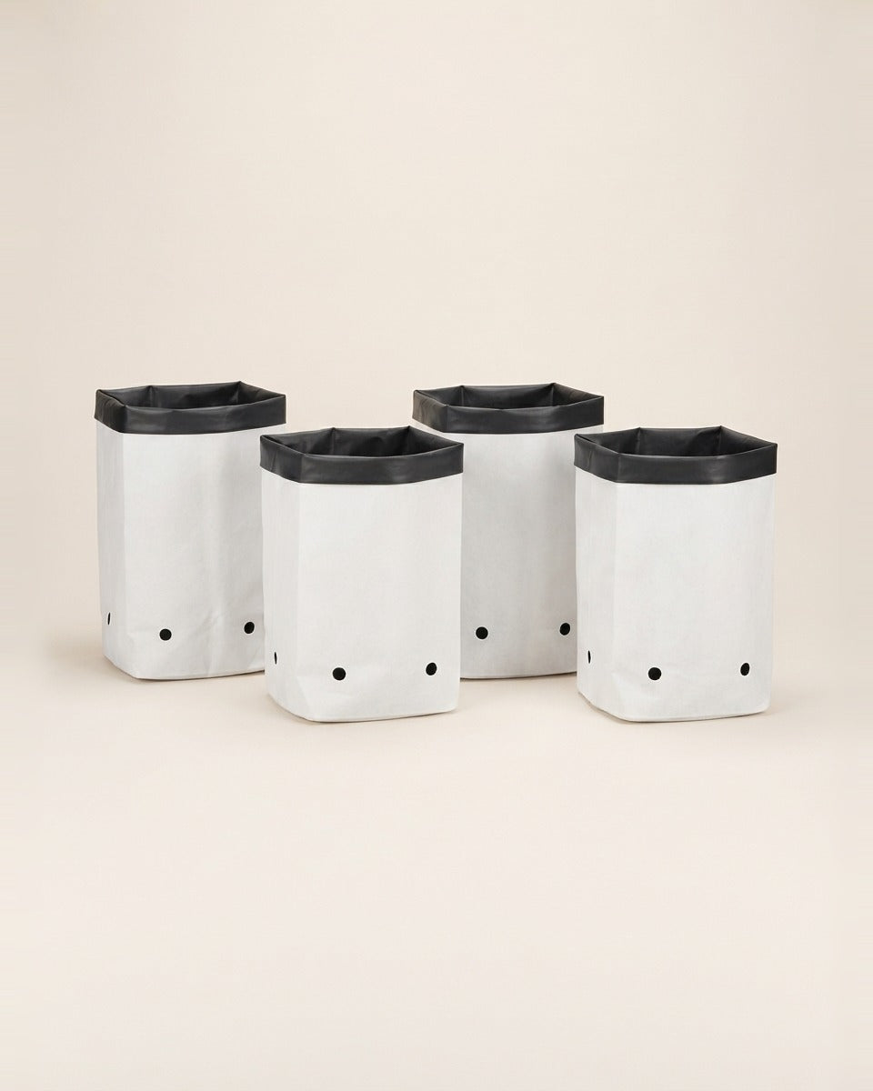 Grow Bags 5 Gallon 20 L Set of 4 كيس لزراعة الاشجار والخضار 5 جالون (20 لتر) عدد 4