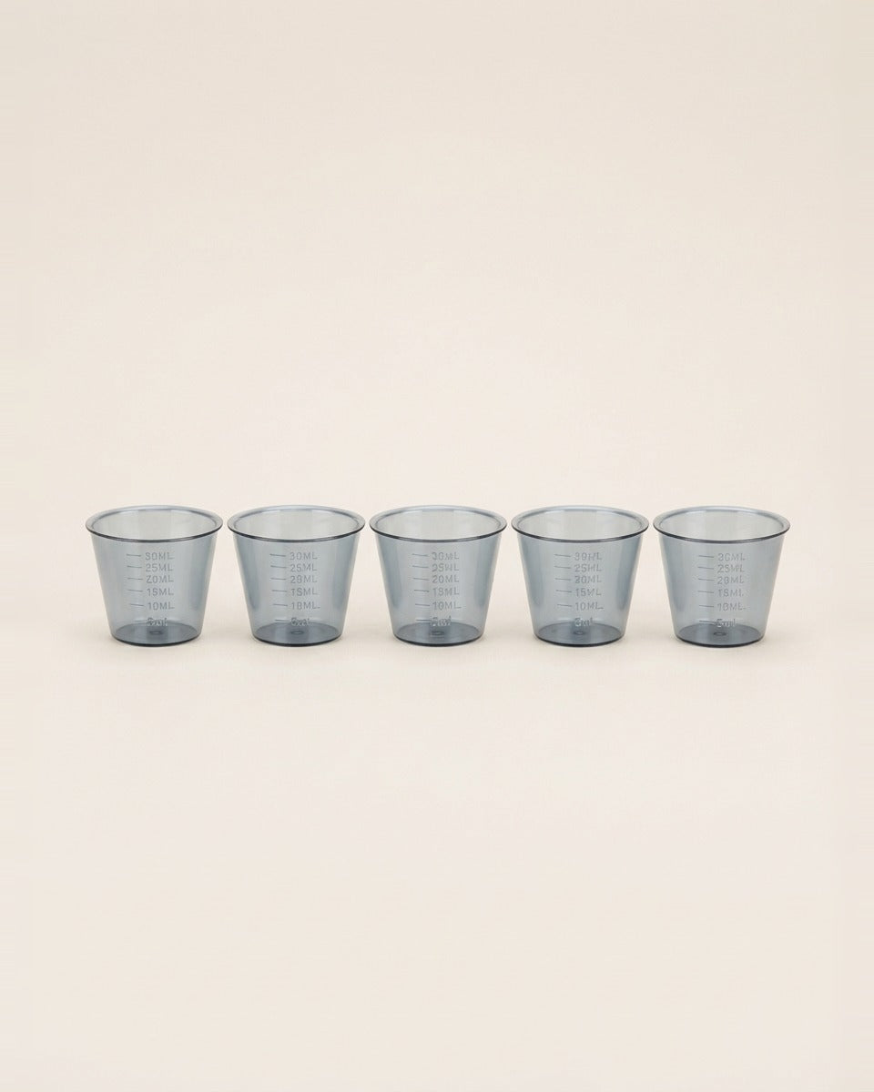 Mini Measuring Cups up to 30 ml 5 Pieces مقياس صغير حتى 30 ملم عدد (5)