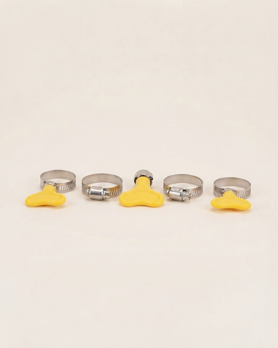 Screwless Hose Clamps 8-12 mm 5 Pieces قفيص بدون مفك من 8 - 12 ملم (عدد 5)