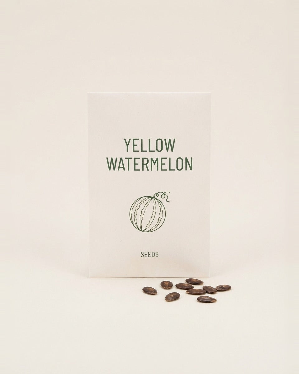 Watermelon Seeds Yellow Diamond 15 Seeds بطيخ دايموند أصفر(15 بذرة)