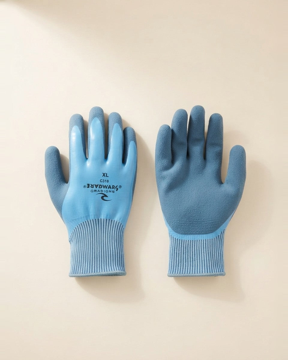Unisex Indoor/Outdoor Gardening Gloves Blue S 1 Pair قفازات