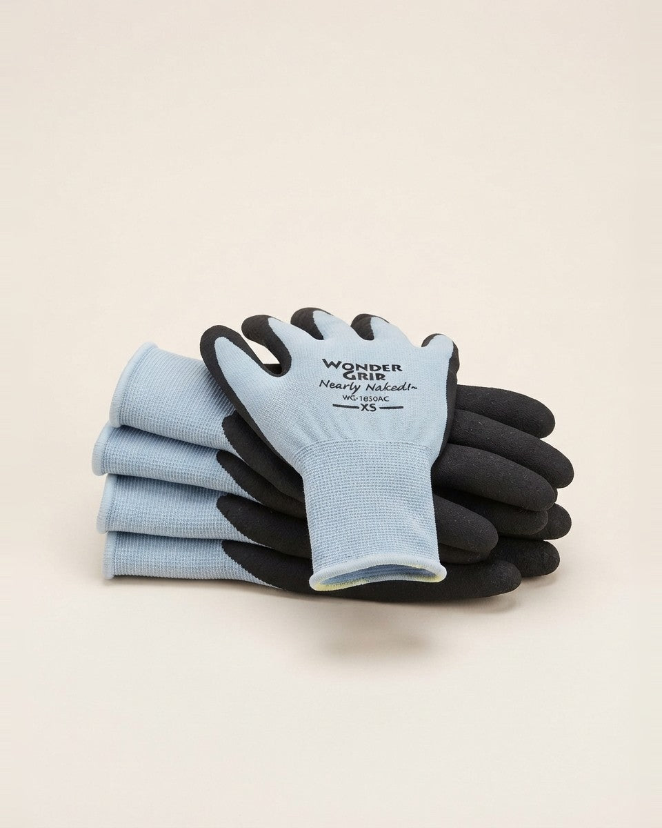 Wonder Grip Women's Palm-Dipped Gardening Gloves Assorted Xs 3 Pk قفازات