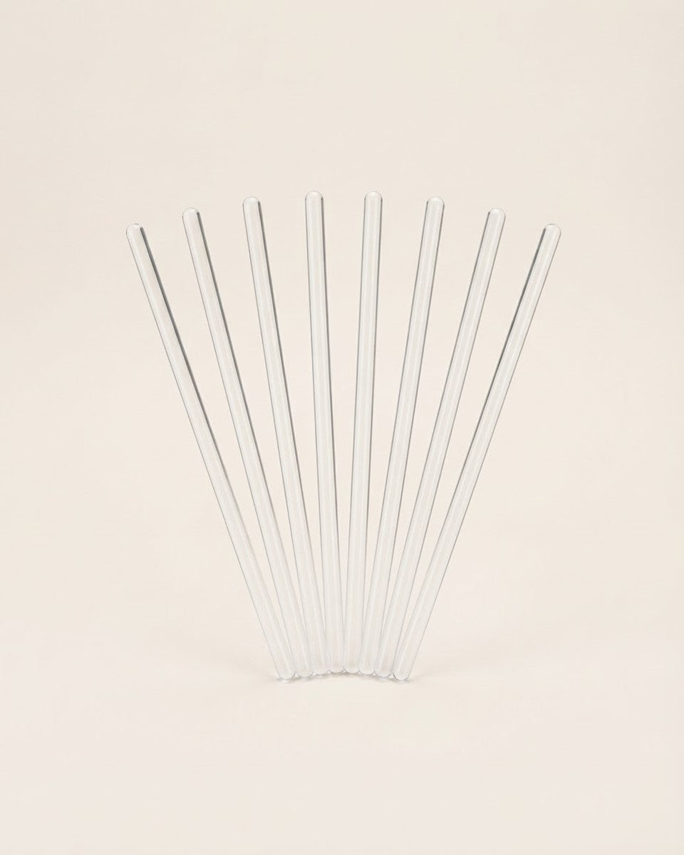 Clear acrylic plant support sticks 40 cm, pack of 8 دعامات نباتات