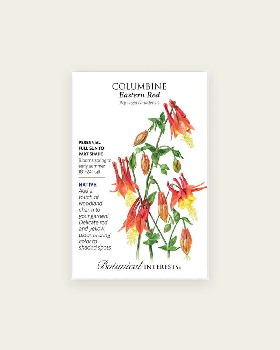 Columbine, Eastern Red seeds