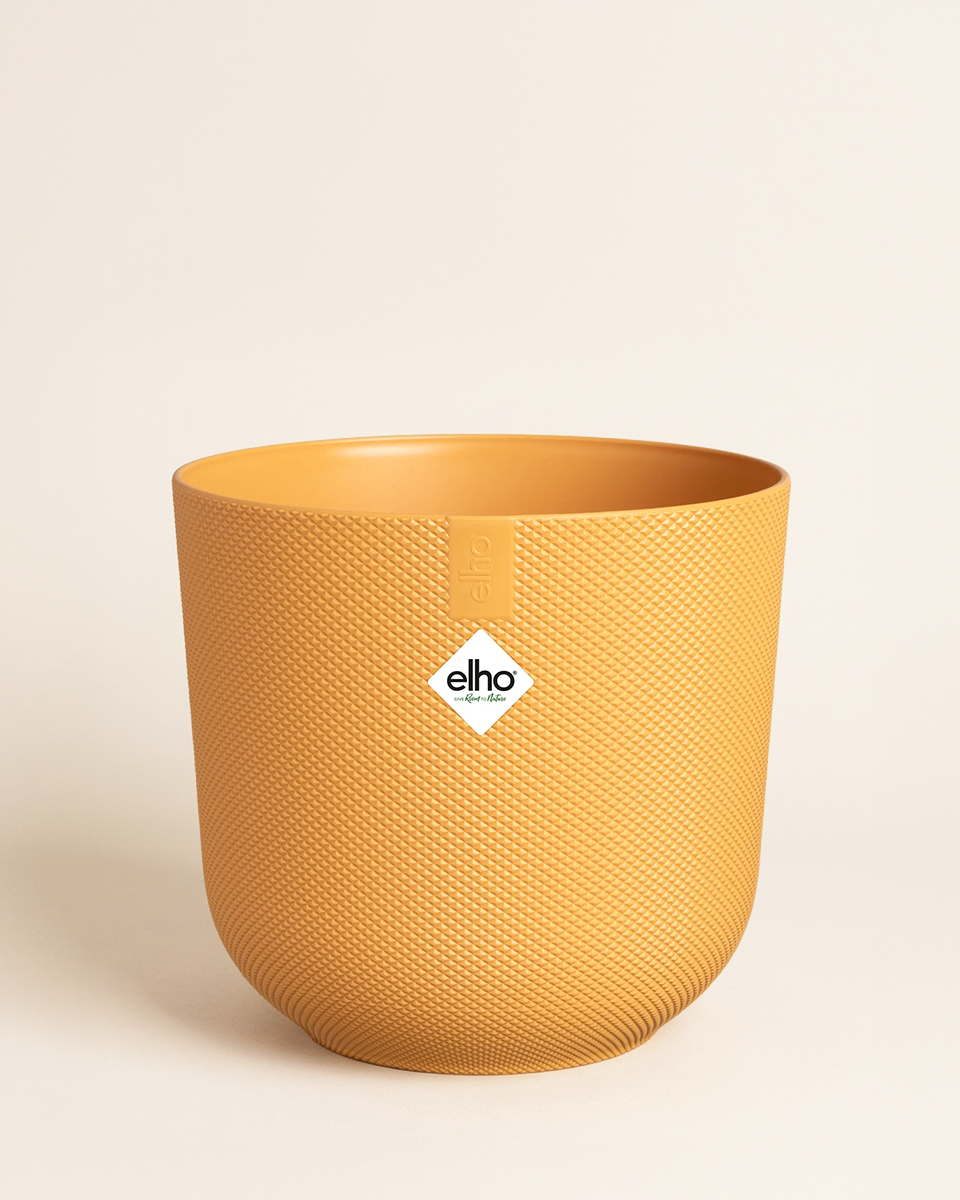 Elho Jazz Round Amber Yellow (19 cm)