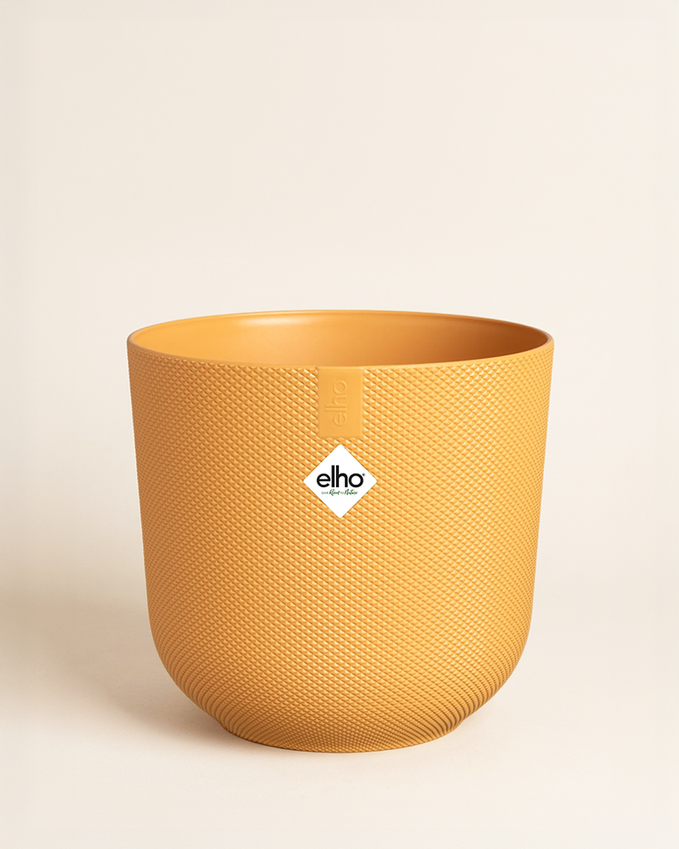 Elho Jazz Round Amber Yellow (19 cm)