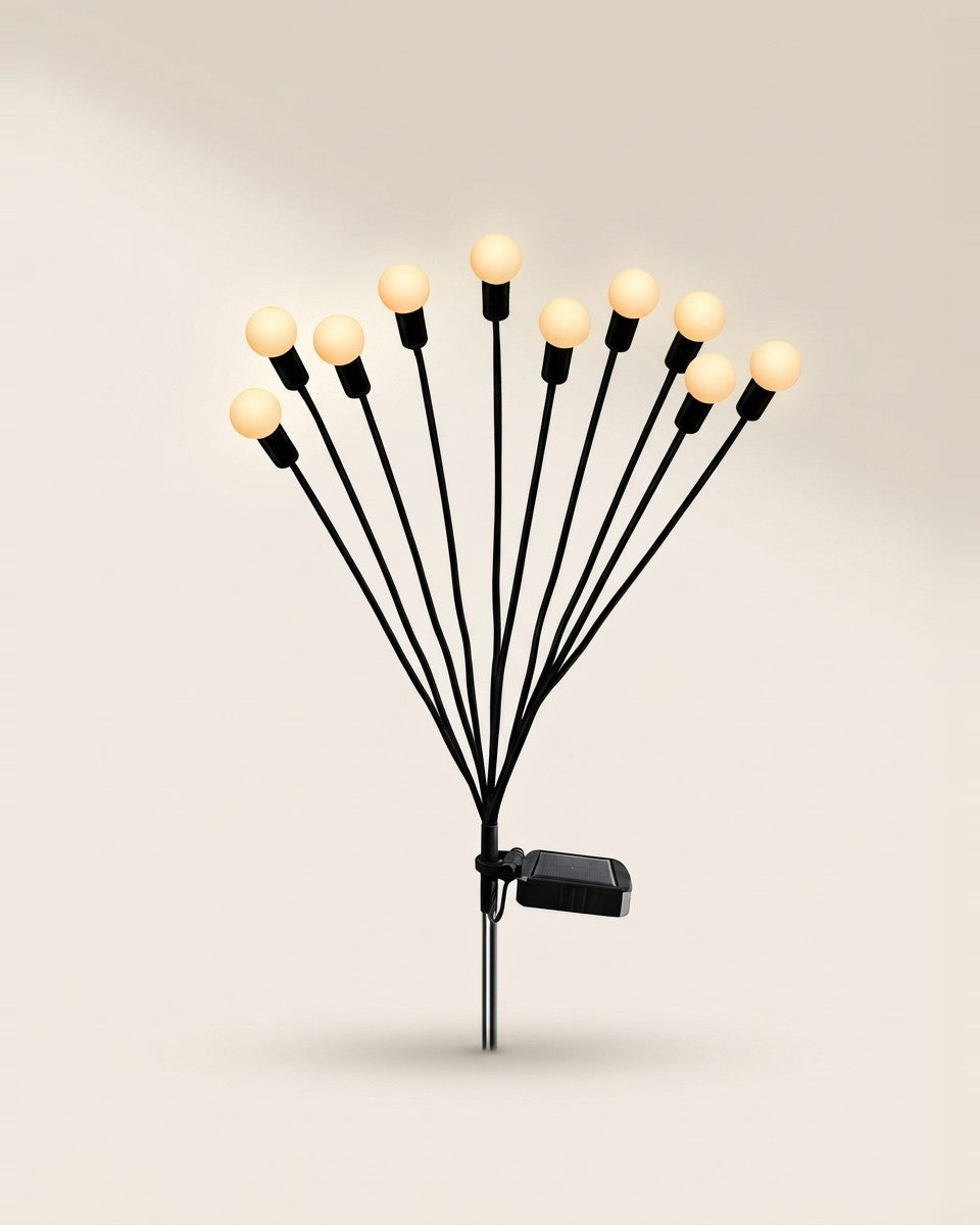FireFly Glow Solar Garden Light – 10 LED - إضاءة فايرفلاي الشمسية للحديقة – 10 لمبات LED