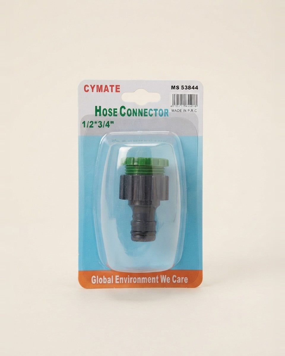 Garden Hose Connector (1/2″ × 3/4″)