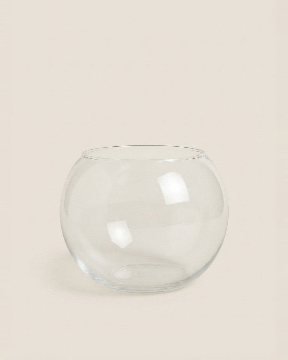 Glass Pot Bowl 20C حوض نباتات