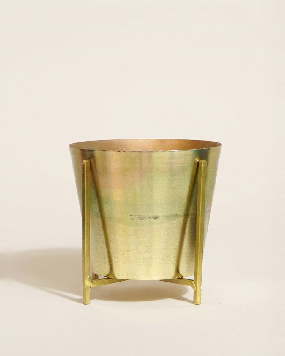 Golden Metal Pot