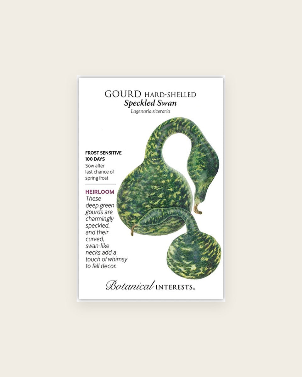 Gourd, Speckled Swan Hard-shelled Seeds