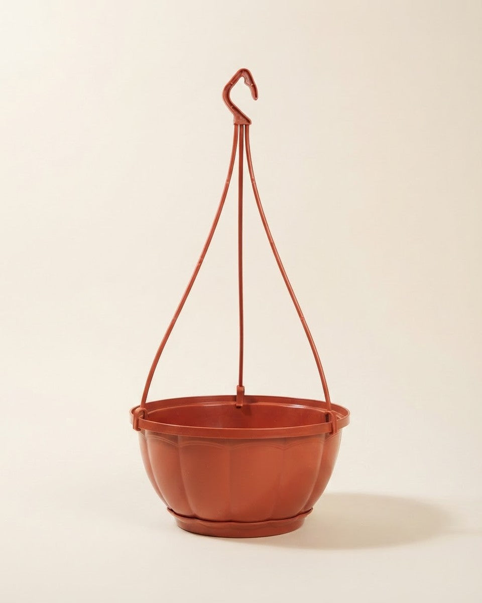 Hanging Plastic Pot-red Color