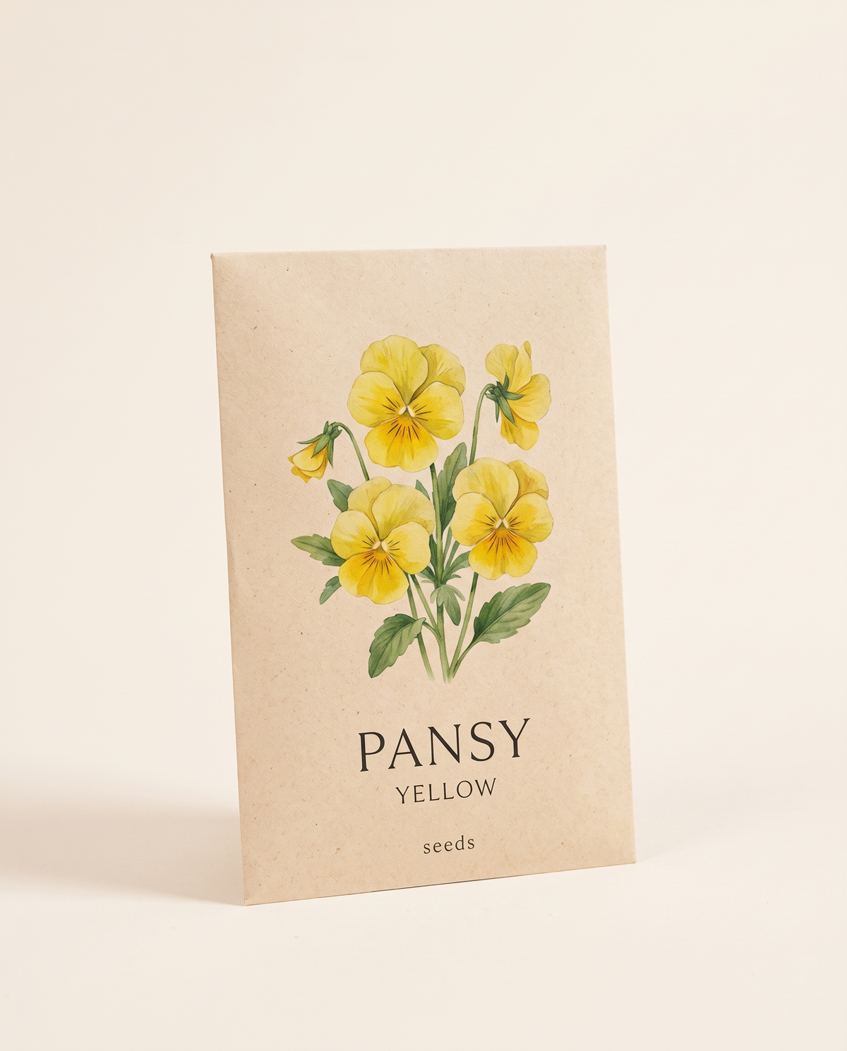 Pansy Seeds Yellow زهور بانسي الصفراء