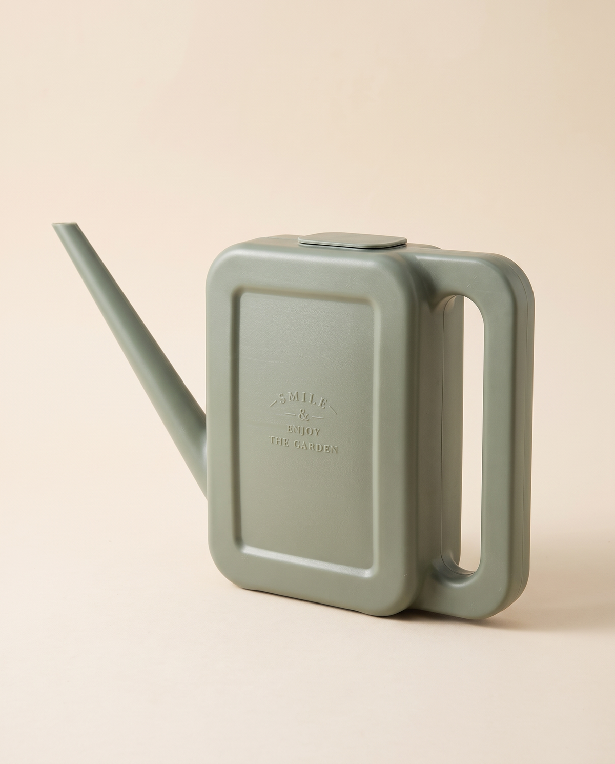 1 litre square indoor watering can with long spout