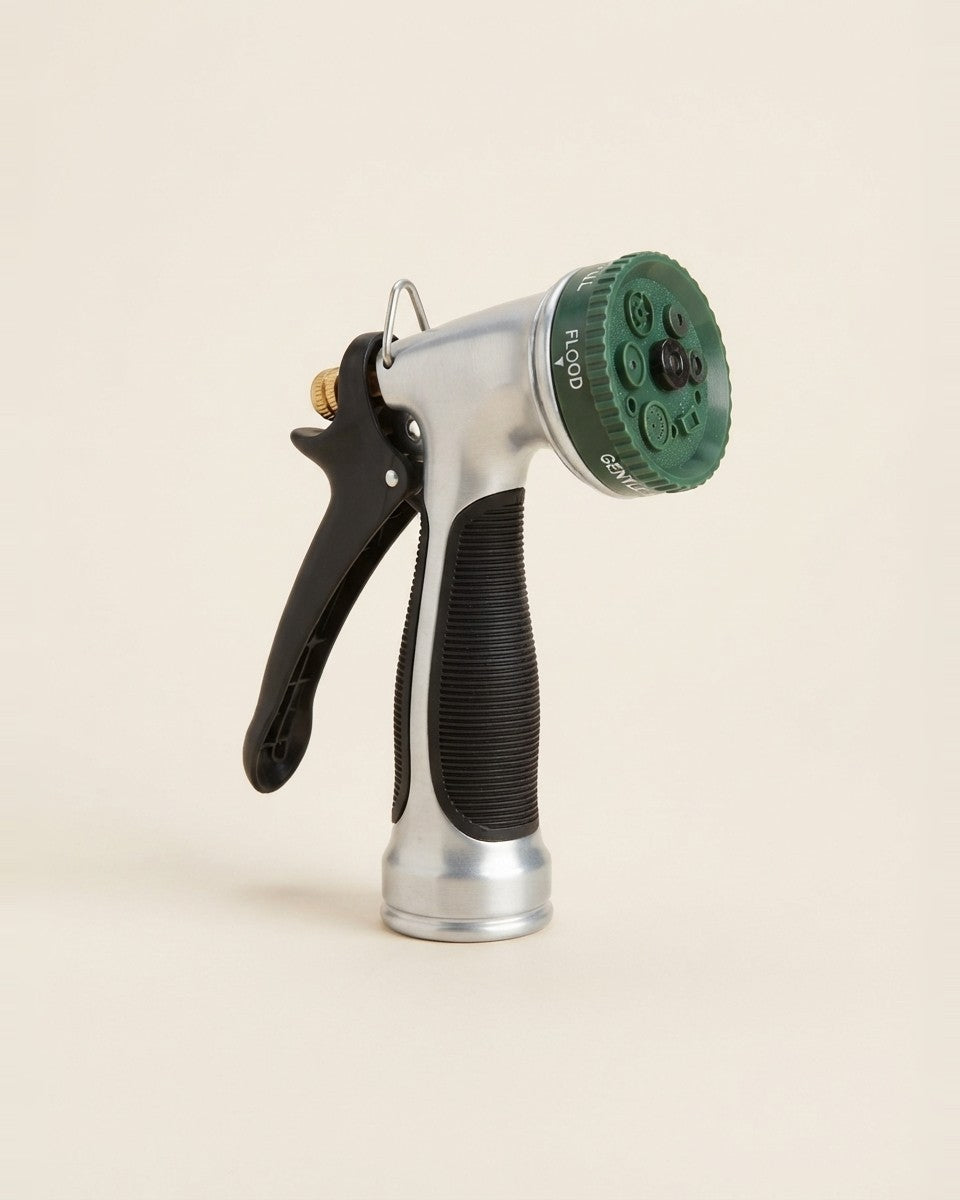 Homeplus 5 Pattern Adjustable Multi-Pattern Metal Hose Nozzle