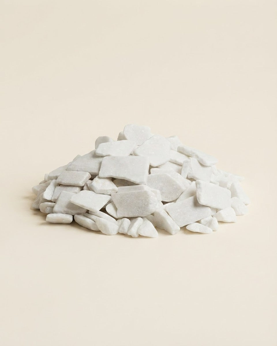 Irregular snow white