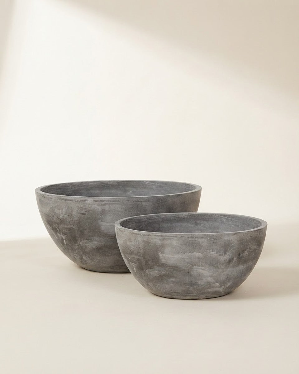 Long Cement Pot Set – 2 PCS حوض نباتات