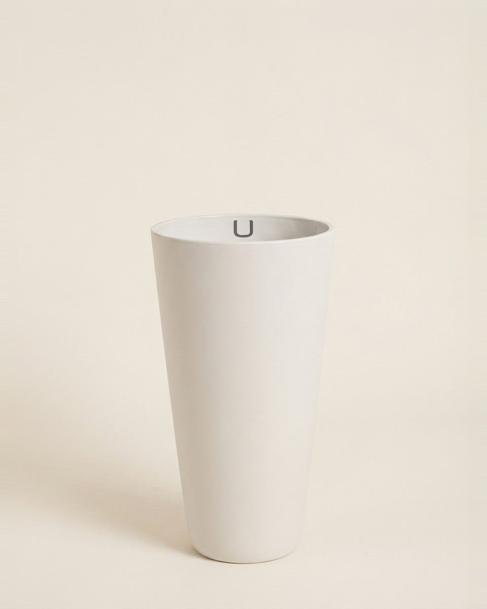 Modern Fiber Glass Planter - حوض النبات - H36cm x D18cm حوض نباتات