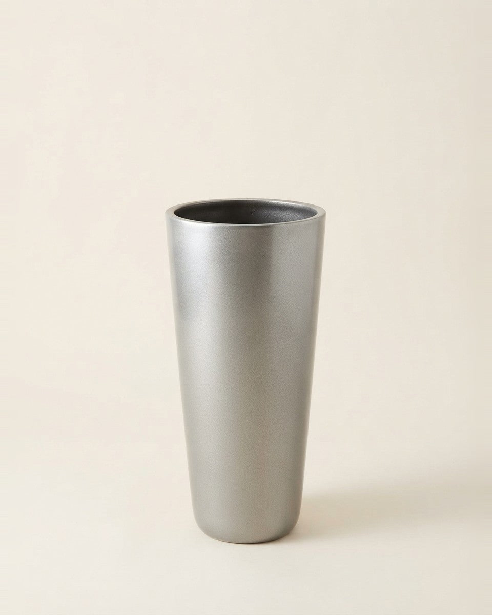 Modern Fiber Glass Planter - حوض النبات - H67cm x D33cm حوض نباتات