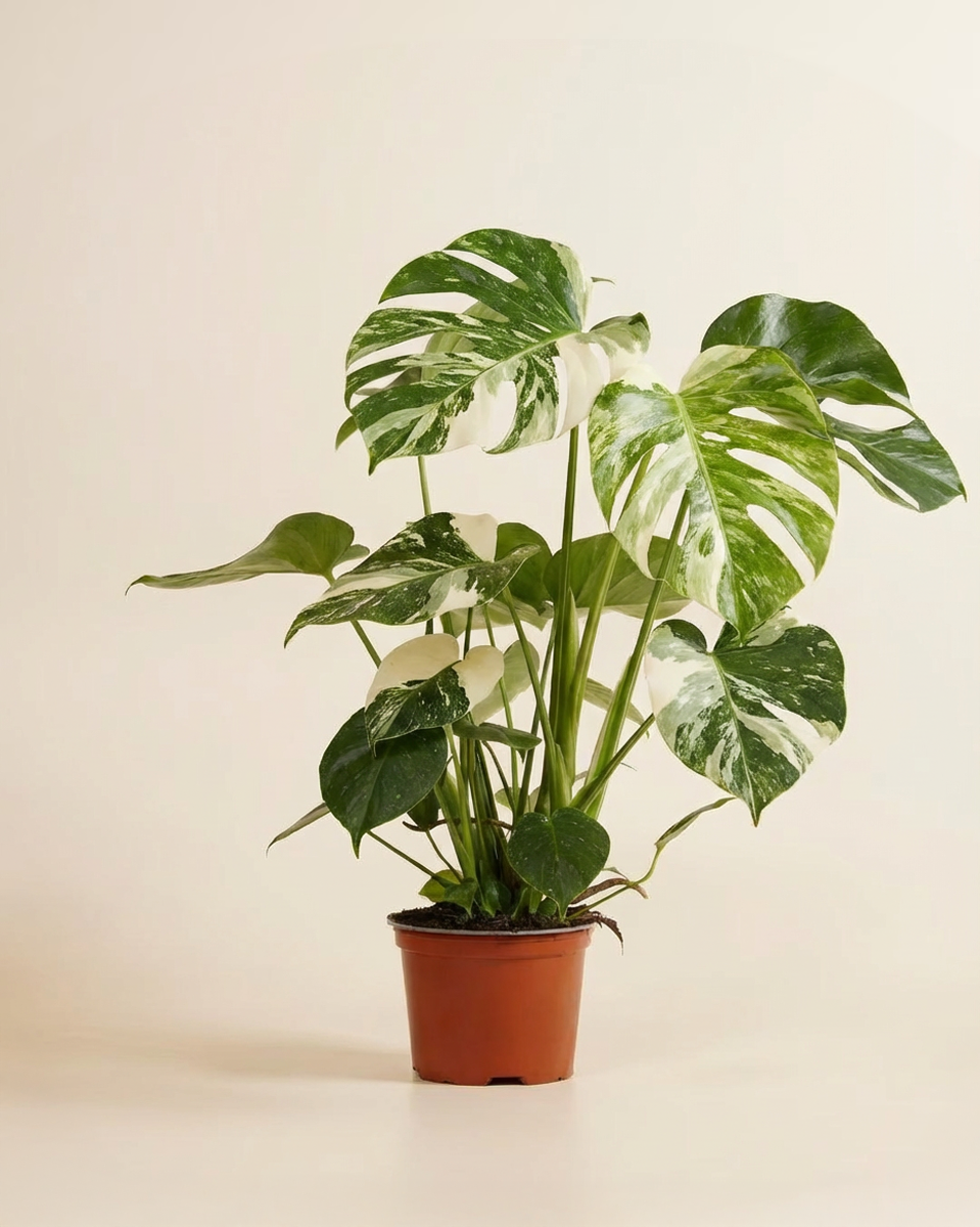 Monstera Variegated Albo مونستيرا مبرقشة