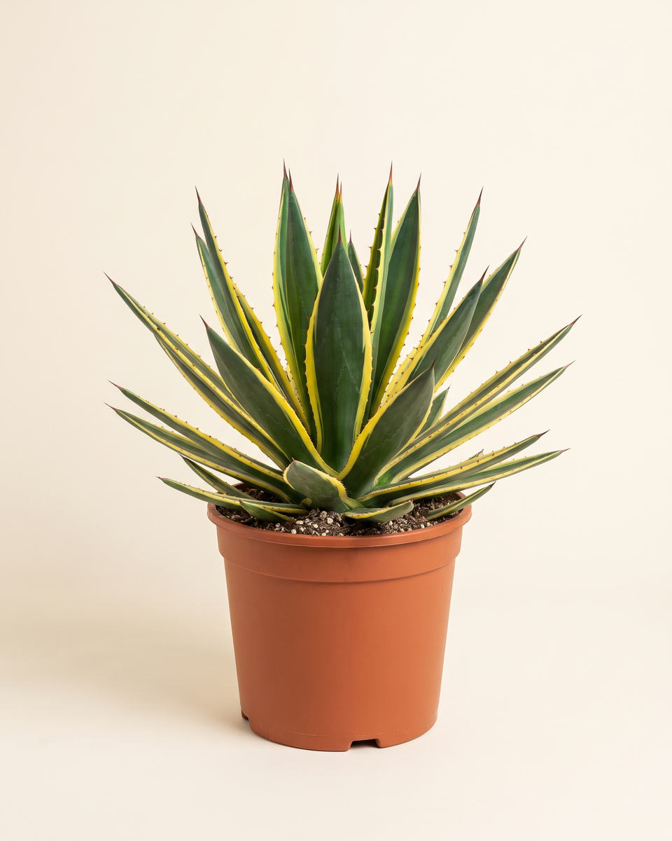 Agave Lophantha Quadricolor Rosette أغاف