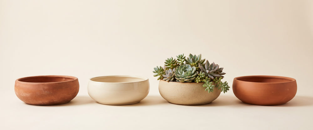Bowls & Low Planters banner