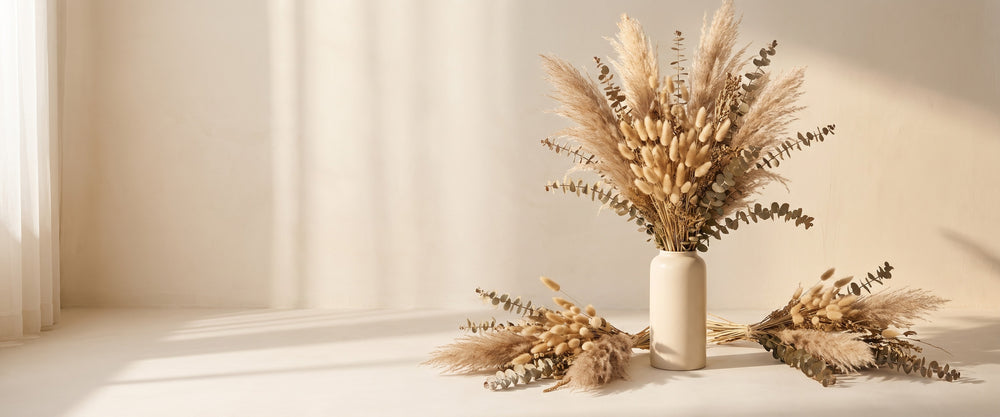 Dried & preserved flowers banner