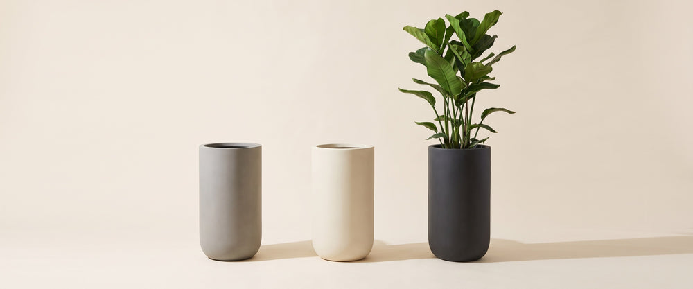 Fiberglass & Fiber Clay Planters banner