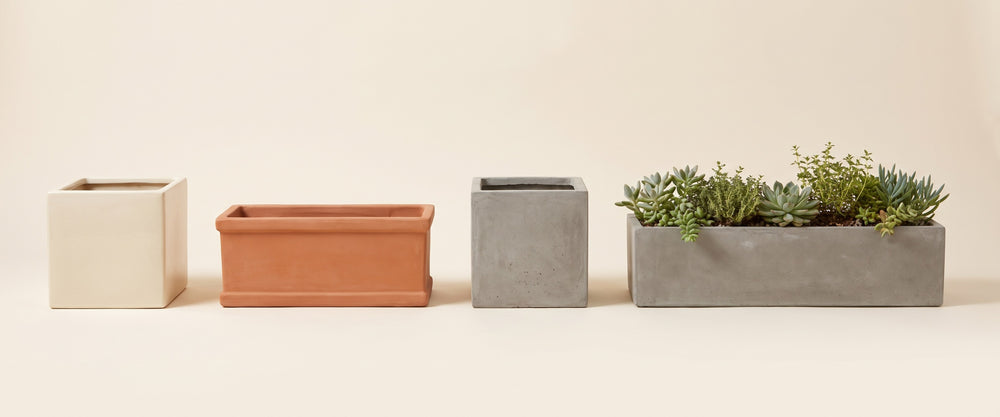Square & Rectangular Planters banner