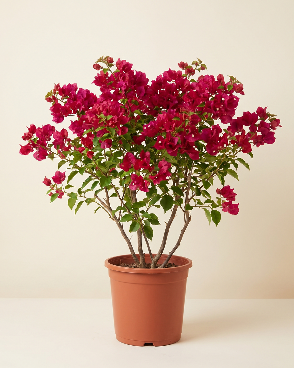 Bougainvillea Red Bush جهنمية أحمر