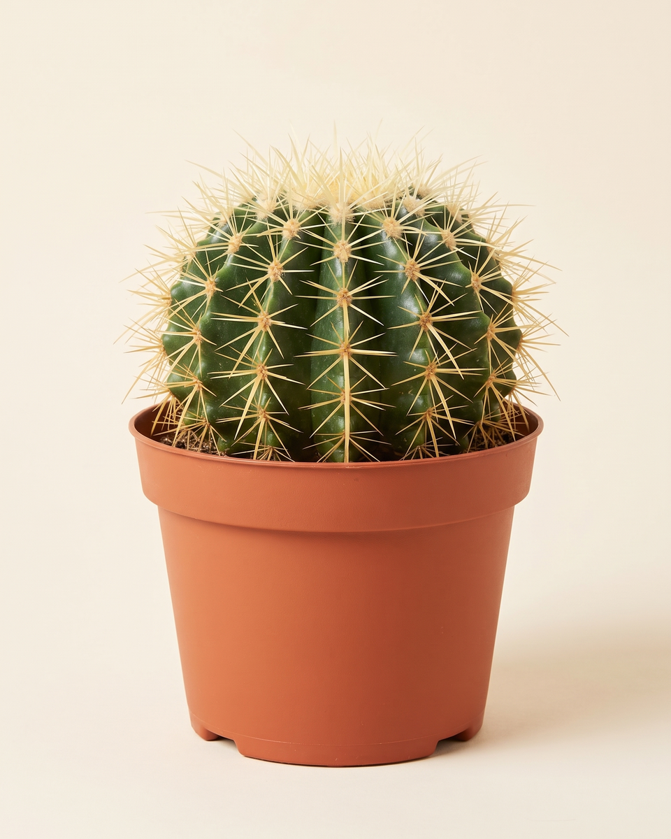Cactus Echinocactus Grusonii Barrel صبار البرميل الذهبي