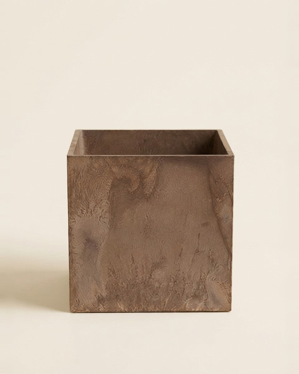 Kona Square Nested Planter - Rust, Medium