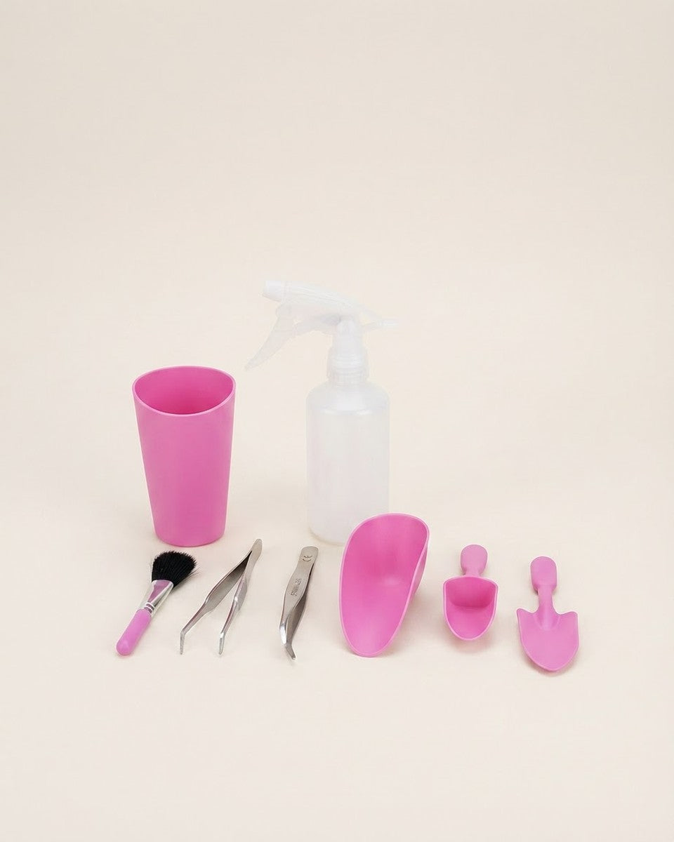 Pink Planting Set 8 Piece