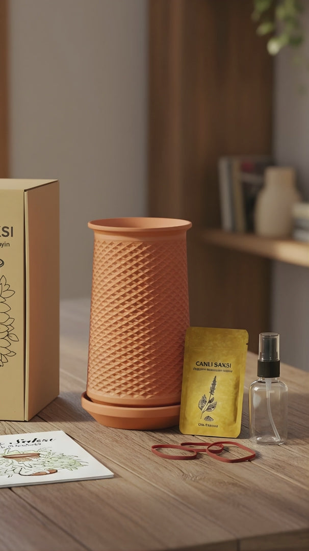 Terracotta Self-watering Grow Tower