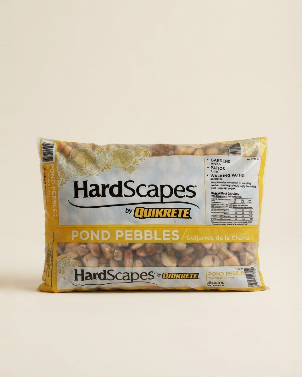 Quikrete Hardscapes Assorted Decorative Pebble Pond Pebbles 0.5 Cu Ft 50 Lb