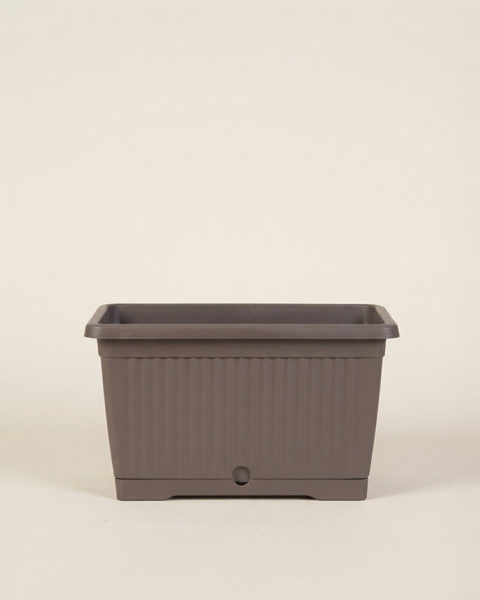 Rectangle Pot 60*20 Brown حوض نباتات