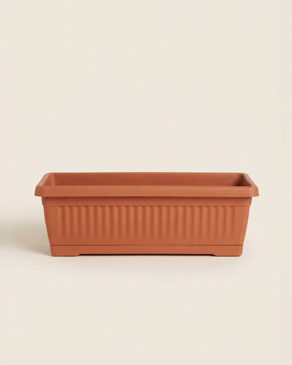 Rectangle Pot 60*20 T.Cotta حوض نباتات
