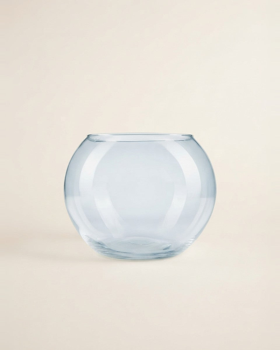 Round Glass Terrarium Bowl تيراريوم