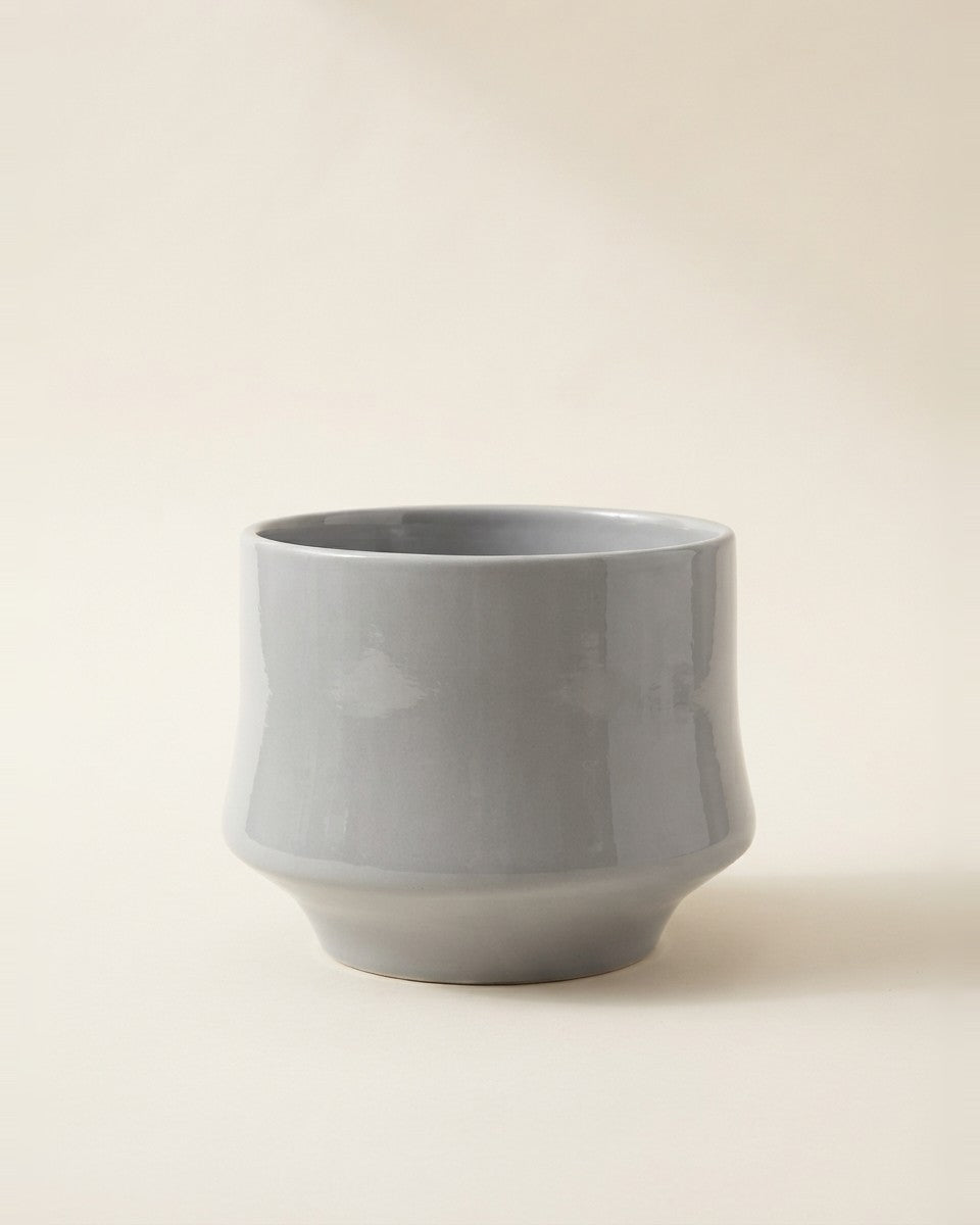 Round Pot Gray ( G24BH ) حوض نباتات