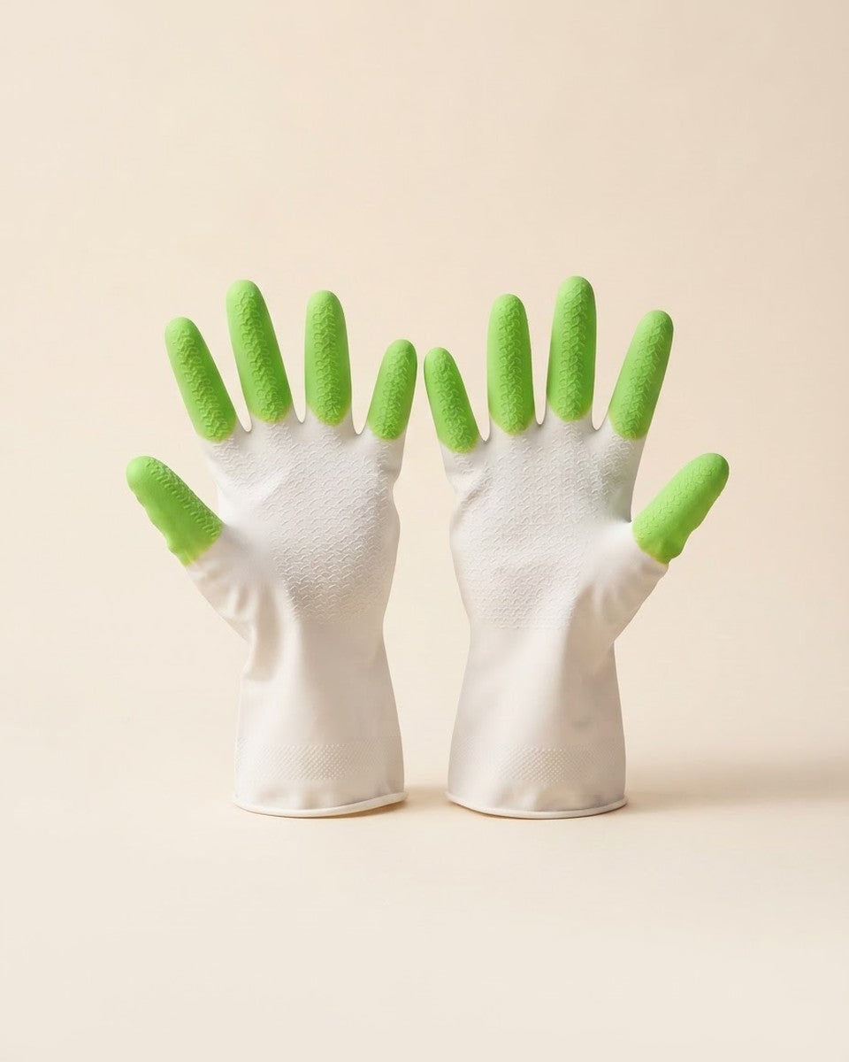 Rubber Garden Gloves قفازات الحديقة المطاطية
